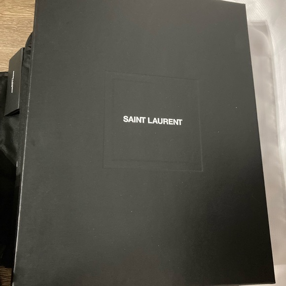 **BRAND NEW** SAINT LAURENT YSL GREEN OLIVE BOOTS - Picture 7 of 7